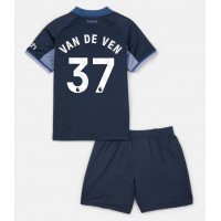 Tottenham Hotspur Micky van de Ven #37 Replica Away Minikit 2023-24 Short Sleeve (+ pants)